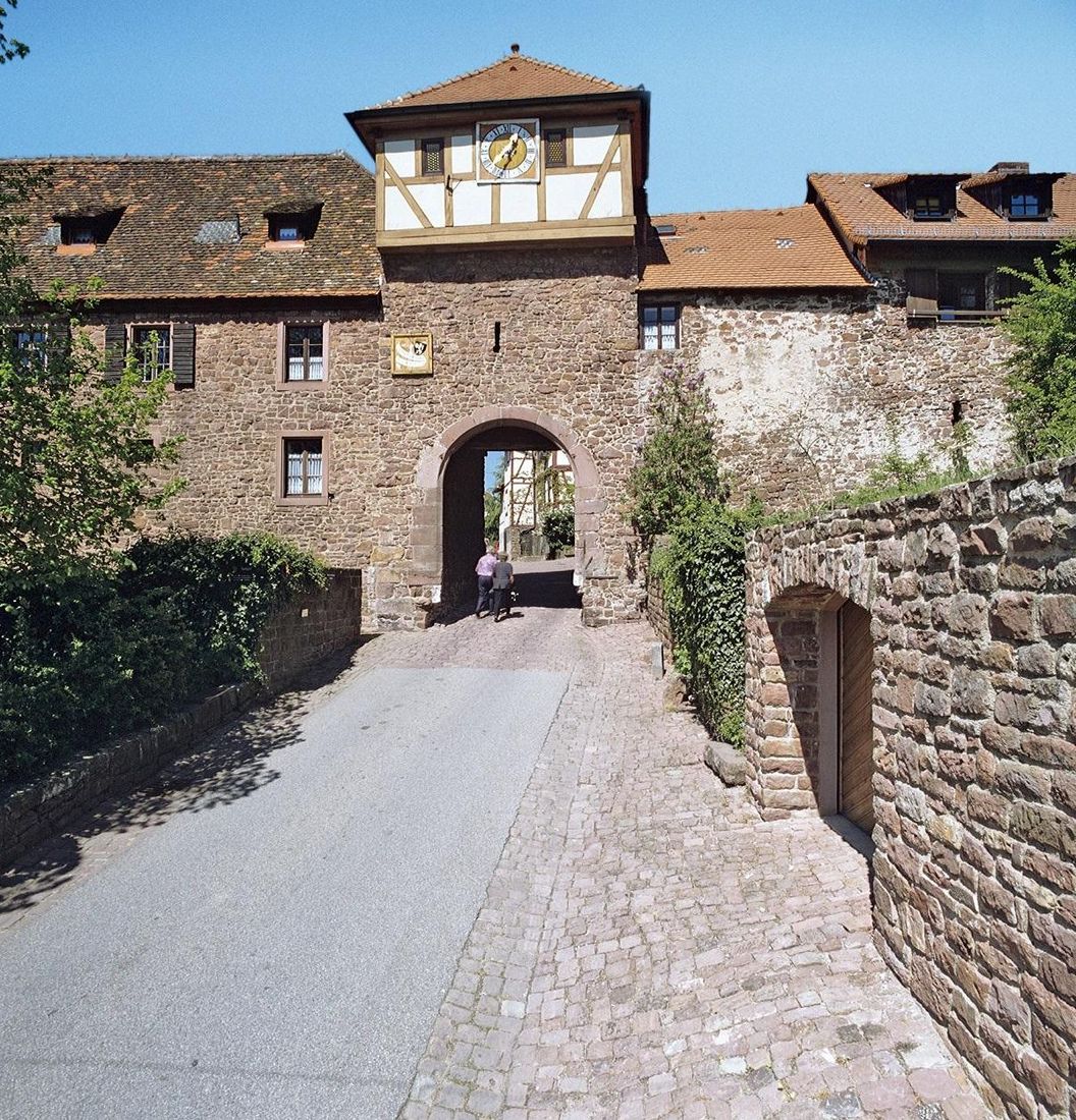 Dilsberg Fortress Ruins, town gate