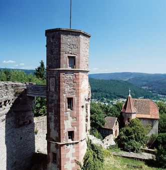 Außenaufnahme Burgfeste Dilsberg