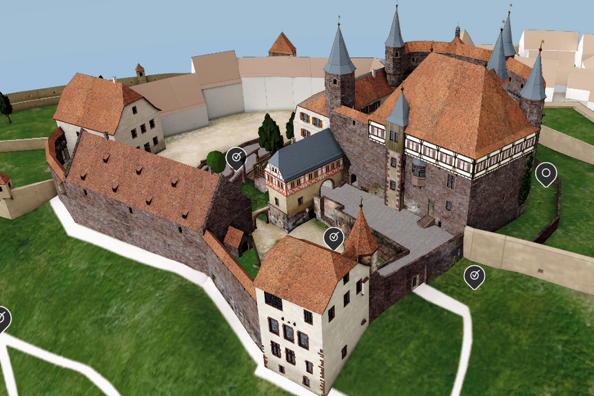 Neckargemünd, Dilsberg, Monumente 3D, Rallye
