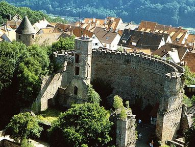 Burgfeste Dilsberg von außen