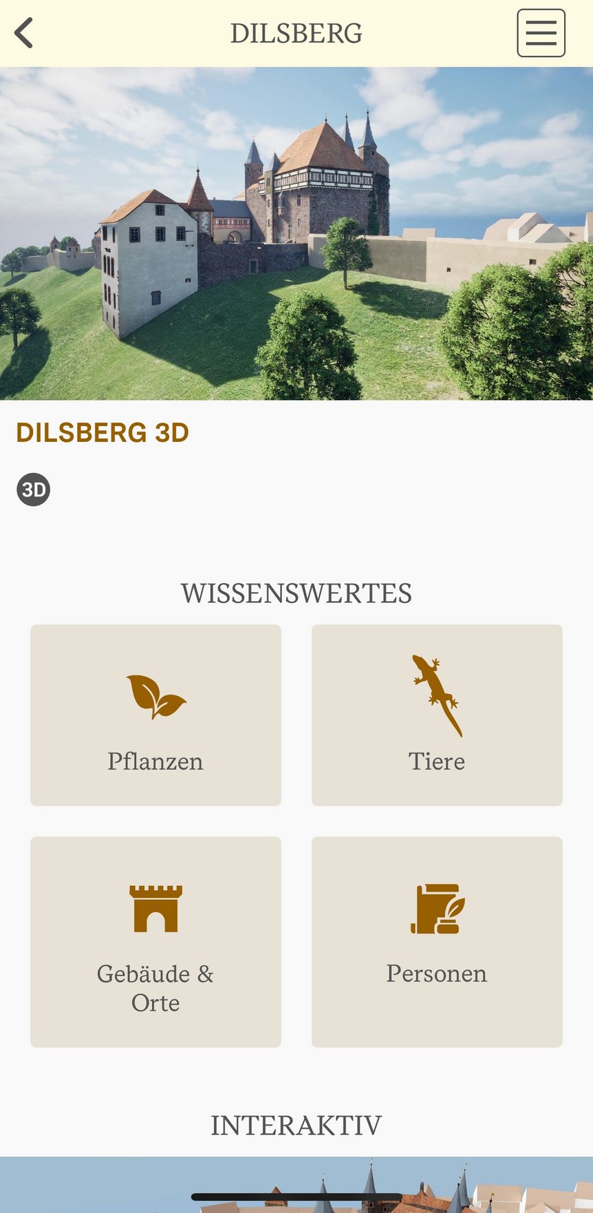 Neckargemünd, Dilsberg, Monumente 3D, Screenshot