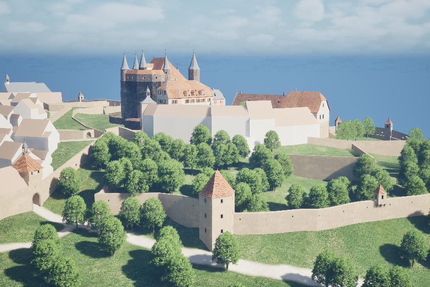 Neckargemünd, Dilsberg, Monumente 3D