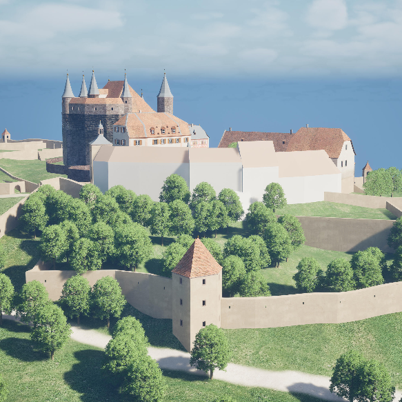 Neckargemünd, Dilsberg, Monumente 3D