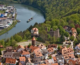 Burgfeste Dilsberg, Luftbild